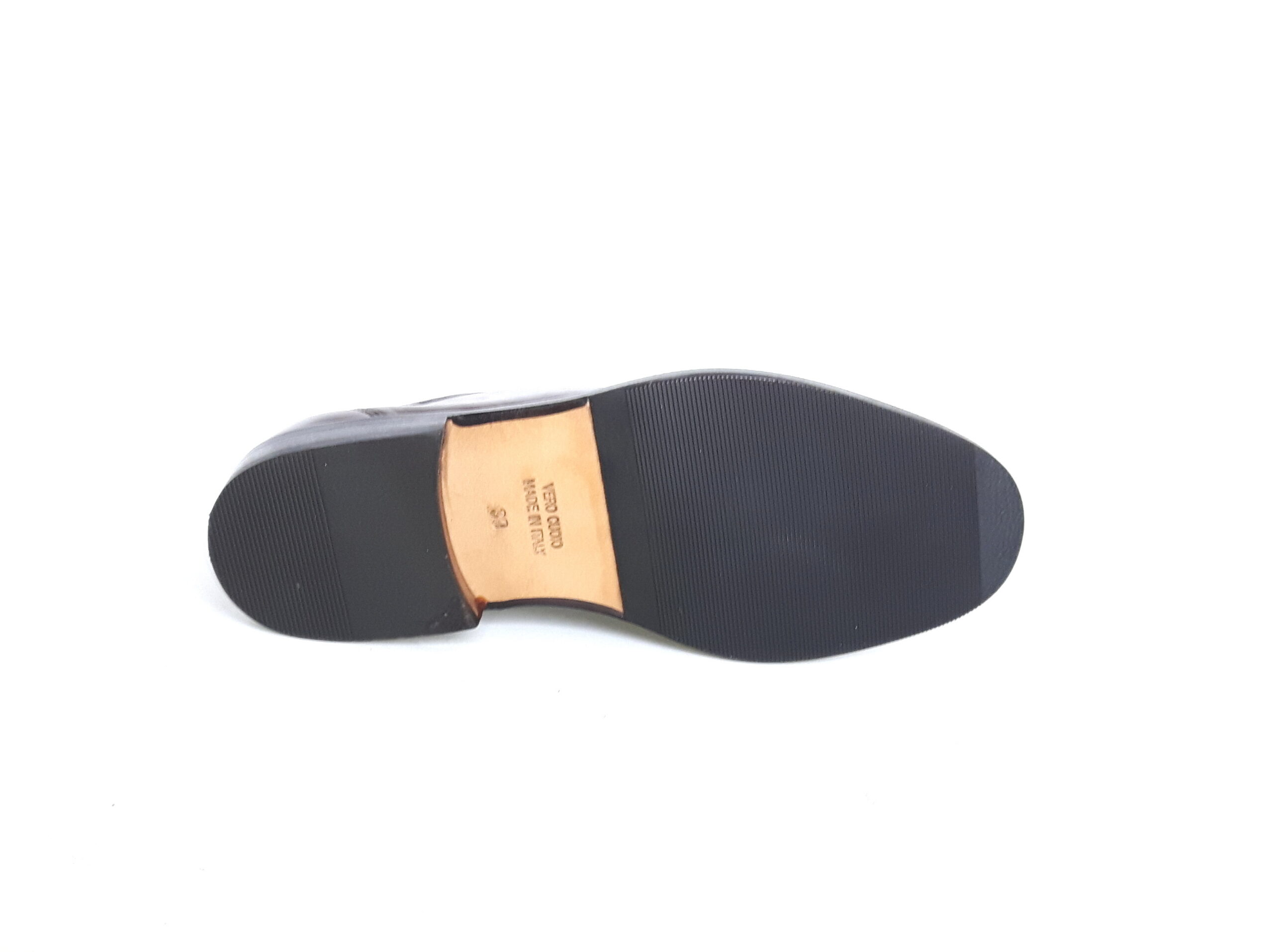 Andrea cuoio e 1/2 gomma lacci marrone