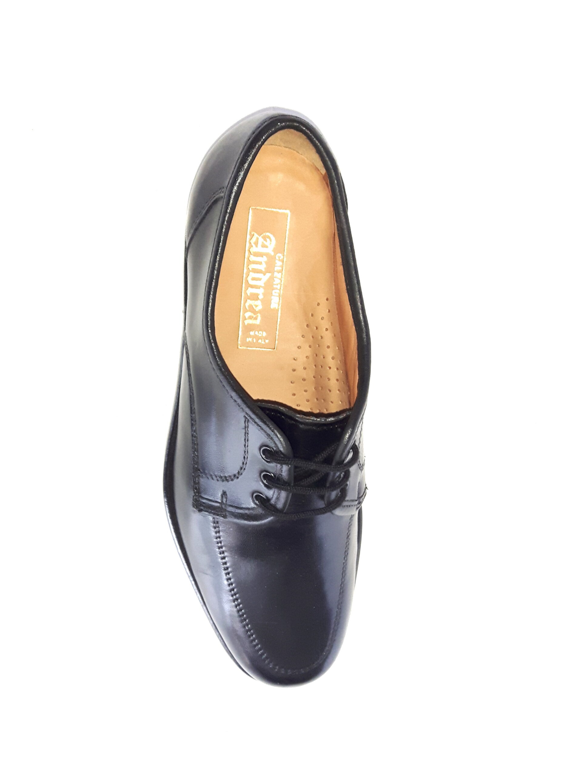 Andrea cuoio lacci nera